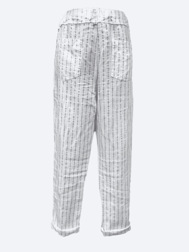 Linen Pants White La Strada
