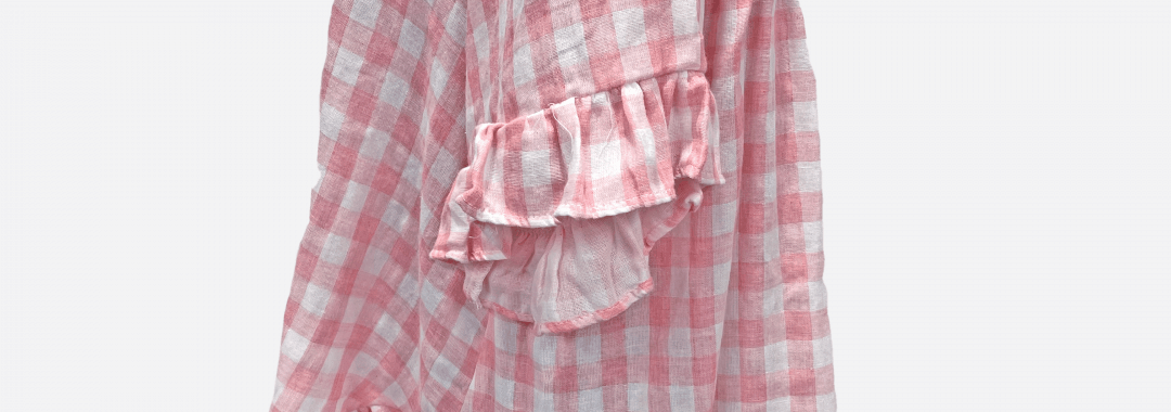 Cotton Ruffle Top Pink Worthier