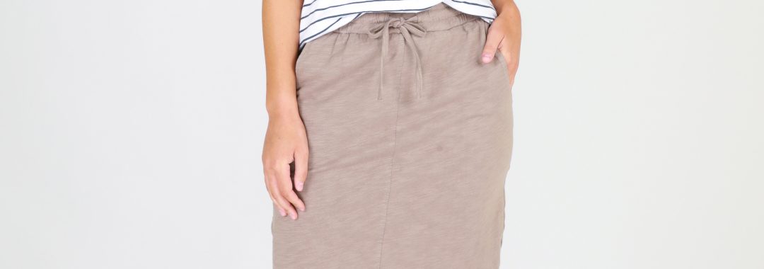 Olivia Skirt Latte Beige 3rd Story Clothing