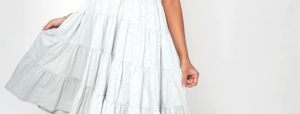 Melon Dress Grey Leoni